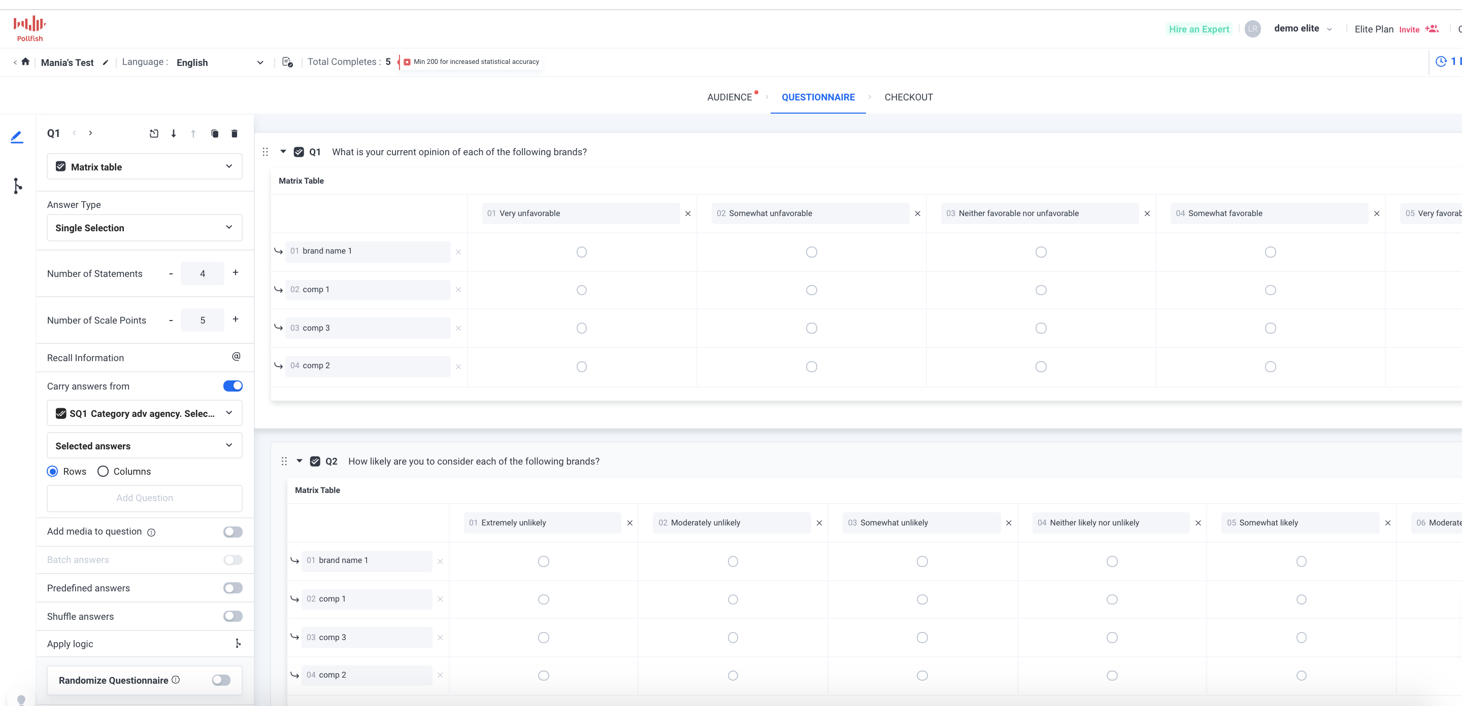 make your own survey questionnaire