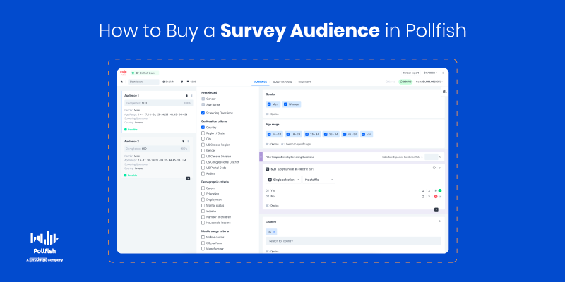 how to buy a survey audience