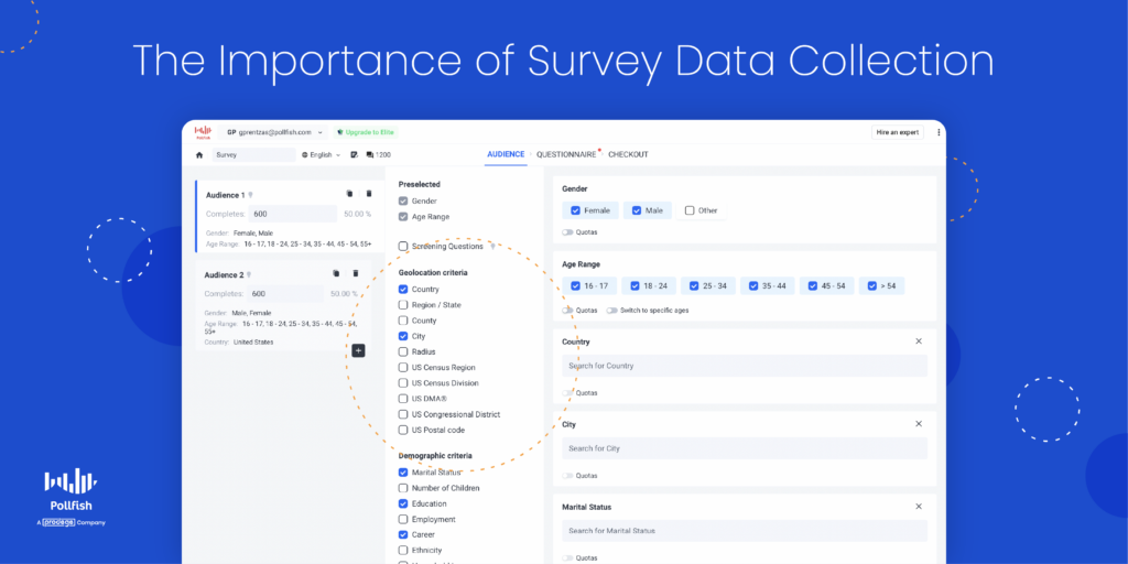 importance of survey data collection