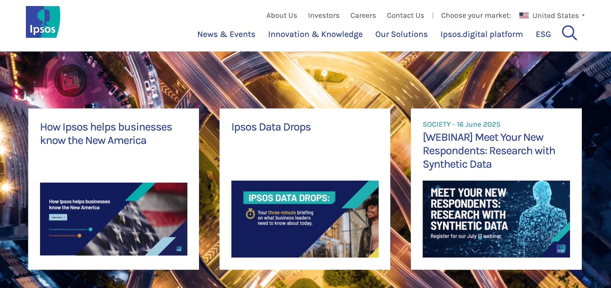 Ipsos homepage